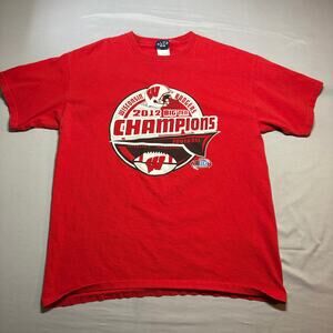 blue 84 vintage wisconsin badgers football t shirt